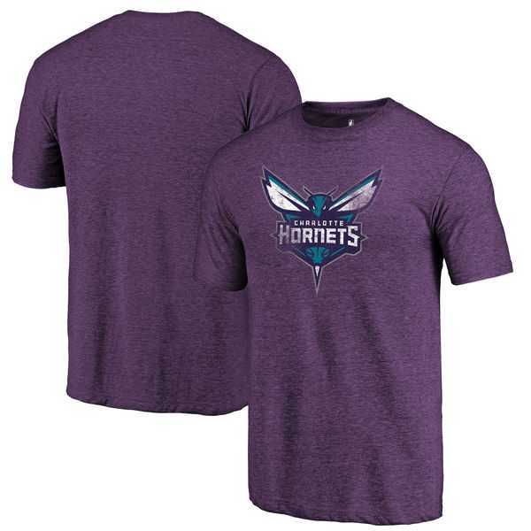 Charlotte Hornets Fanatics Branded Purple Distressed Logo Tri Blend T-Shirt,We sell and wholesale Charlotte Hornets Fanatics Branded Purple Distressed Logo Tri Blend T-Shirt on line form chian!